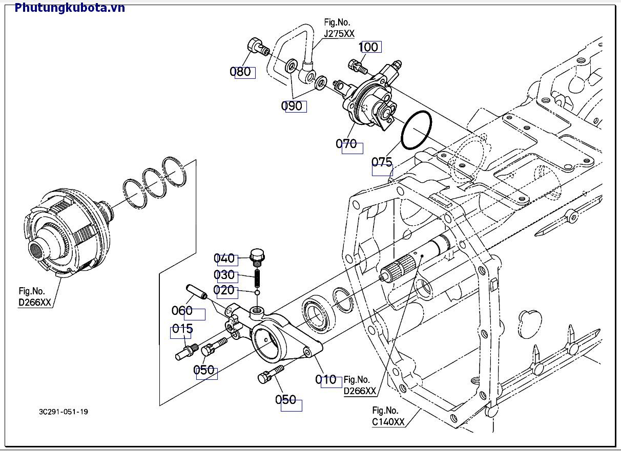 Bộ van PTO mới 85183 -89999